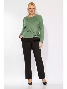 Брючные костюмы 1103Бр-П оливковый + черный