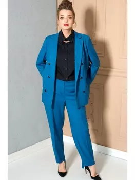 Брючные костюмы 11147 бирюза