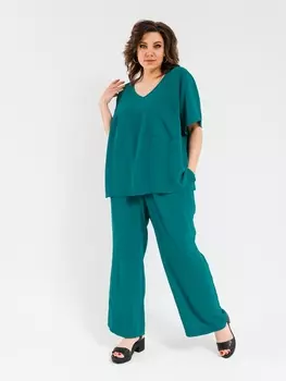 Брючные костюмы 111-3 изумруд