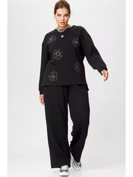 Брючные костюмы 11213 черный