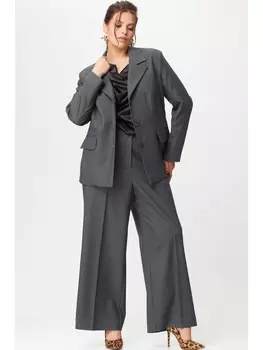 Брючные костюмы 11252 серый