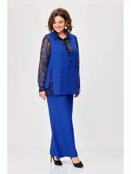 Брючные костюмы 1129-1 василек