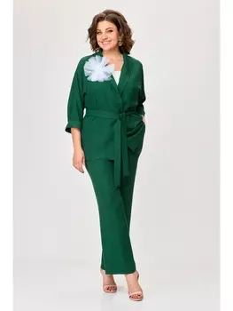 Брючные костюмы 1138-2 изумрудный