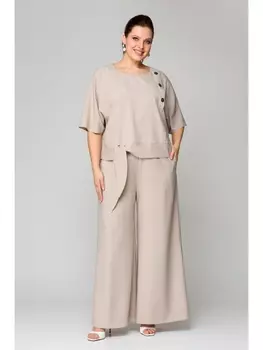 Брючные костюмы 1142-2 светло-бежевый