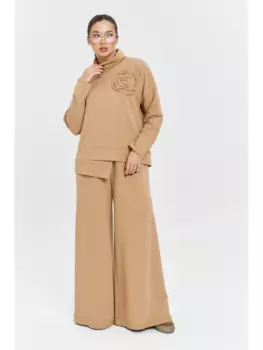 Брючные костюмы 1152 бежевый