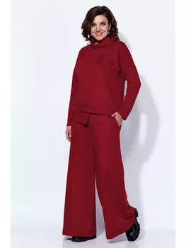 Брючные костюмы 1152 бордовый