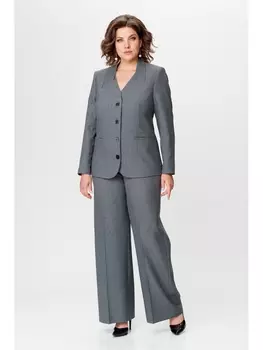 Брючные костюмы 1164 серый