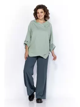 Брючные костюмы 1165 мята/графит