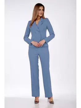 Брючные костюмы 1177 голубой