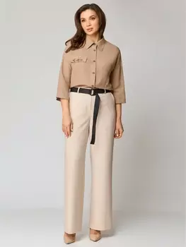 Брючные костюмы 1184 бежевый
