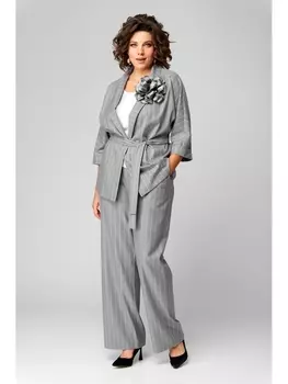Брючные костюмы 1188 серый