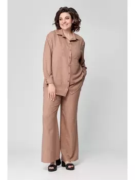 Брючные костюмы 1191 коричневый