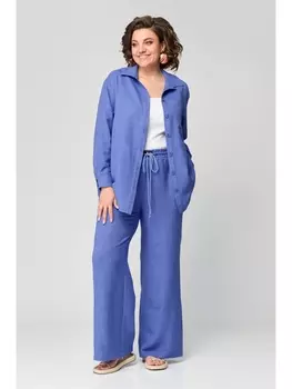 Брючные костюмы 1191 синий