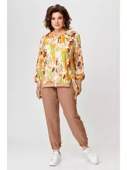 Брючные костюмы 1198 коричневый