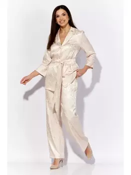 Брючные костюмы 1199-1 молочный
