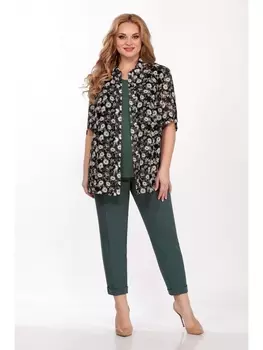 Брючные костюмы 1212 морская волна