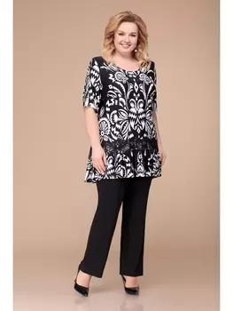 Брючные костюмы 1218-2019 (белый)