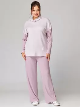 Брючные костюмы 1223 розовая пастель