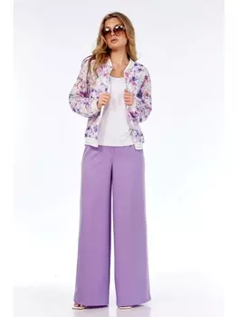 Брючные костюмы 1236 лаванда