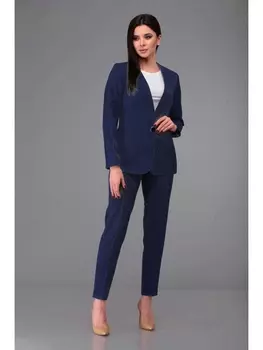 Брючные костюмы 1285 т.синий