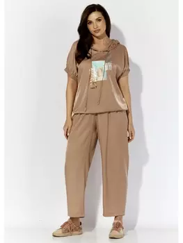 Брючные костюмы 1293 бежевый