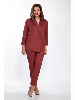 Брючные костюмы 1316 винный