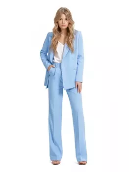 Брючные костюмы 1322 голубой