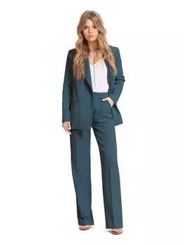 Брючные костюмы 1322 темно-еловый