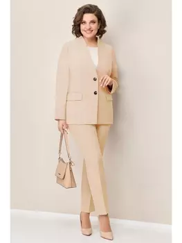 Брючные костюмы 1334 молочно-бежевый