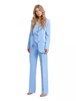 Брючные костюмы 1336 голубой