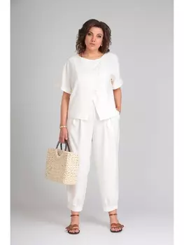 Брючные костюмы 1337/1 молоко