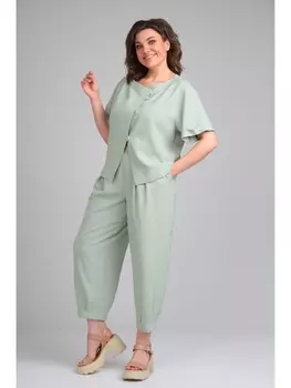 Брючные костюмы 1337/1 светло-зеленый