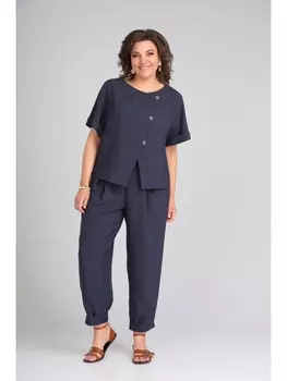 Брючные костюмы 1337/1 темно-синий