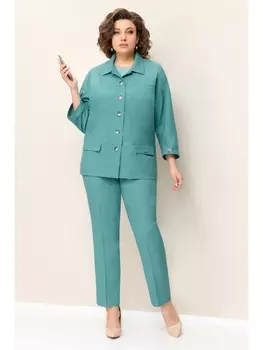 Брючные костюмы 1337 мятно-бирюзовый