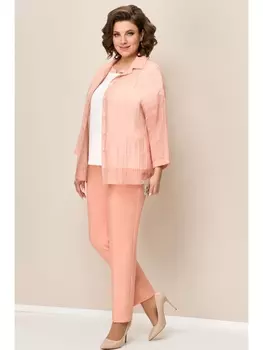 Брючные костюмы 1345 персик