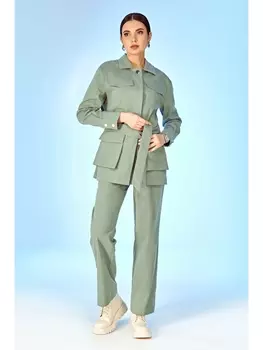 Брючные костюмы 1354 хаки