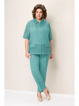 Брючные костюмы 1355 светло-бирюзовый