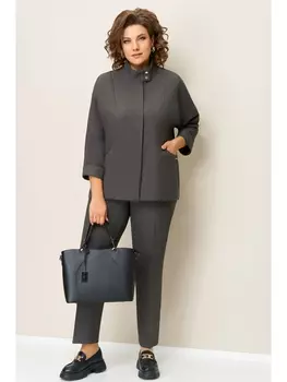 Брючные костюмы 1368 темно-серый
