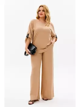 Брючные костюмы 1374 бежевый