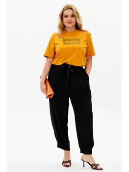 Брючные костюмы 1377 горчица, черный