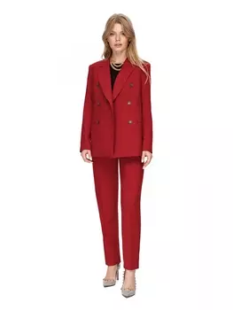 Брючные костюмы 1379 красный
