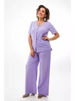 Брючные костюмы 1401 лаванда