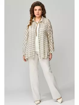 Брючные костюмы 14211 бежевый