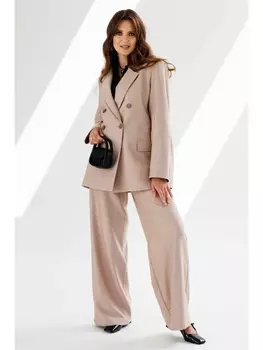 Брючные костюмы 1443 бежевый