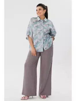 Брючные костюмы 1465 прозрачная-вода+желудь