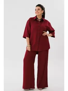 Брючные костюмы 1477 черешня