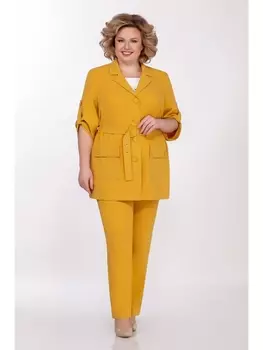 Брючные костюмы 1491-3 горчица