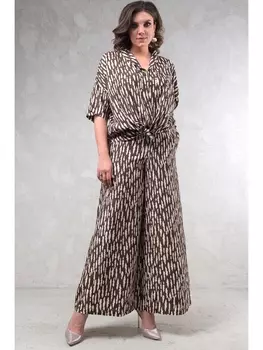 Брючные костюмы 1505-4 коричневый