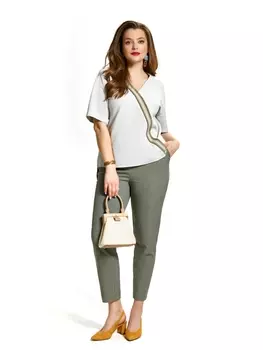 Брючные костюмы 1511 хаки