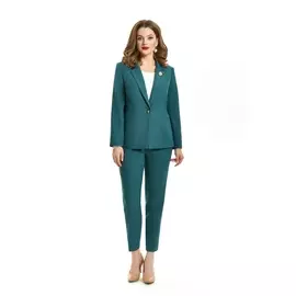 Брючные костюмы 1578 морская волна